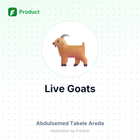Live Goats – summary card, no photo uploaded yet