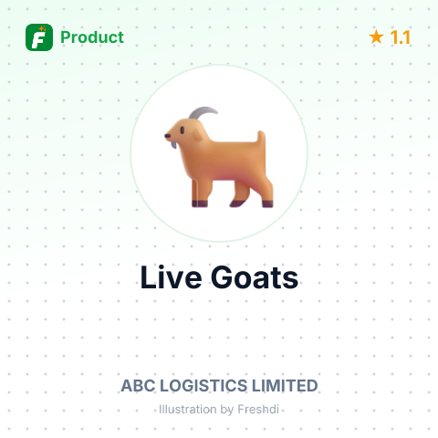 Live Goats – summary card, no photo uploaded yet