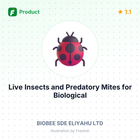 Live Insects and Predatory Mites for Biological Pest Control – summary card, no photo uploaded yet