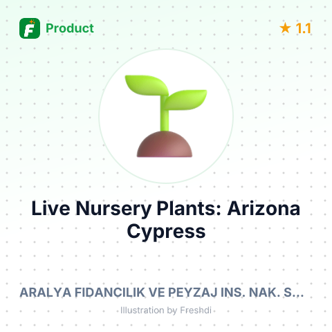 Live Nursery Plants: Arizona Cypress – summary card, no photo uploaded yet