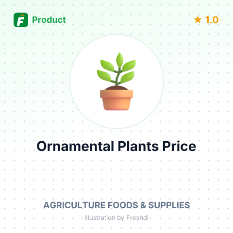 Live Ornamental Plants – summary card, no photo uploaded yet