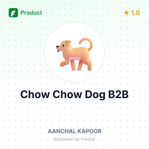 Live Pet Dog - Chow Chow – summary card, no photo uploaded yet