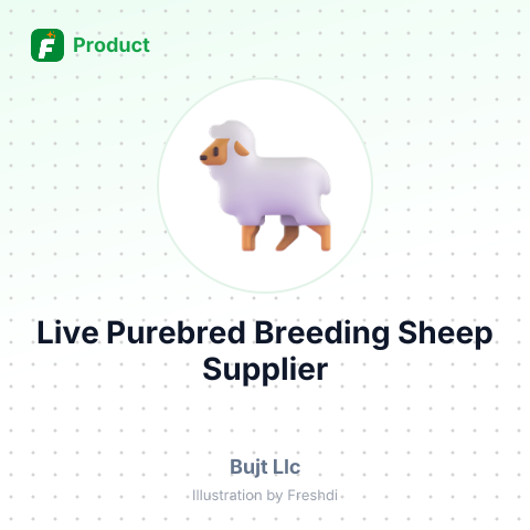 Live Purebred Breeding Sheep – summary card, no photo uploaded yet