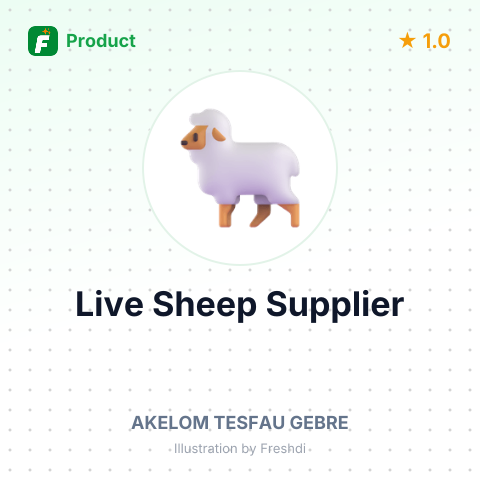 Live Sheep – summary card, no photo uploaded yet