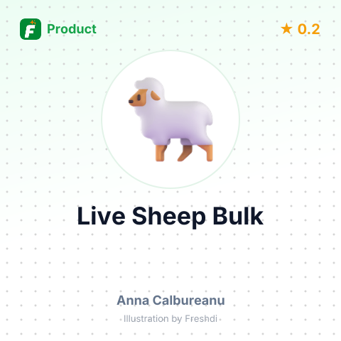 Live Sheep – summary card, no photo uploaded yet