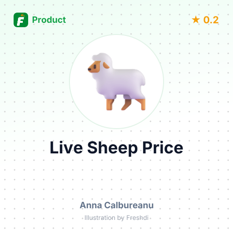 Live Sheep and Goats – summary card, no photo uploaded yet