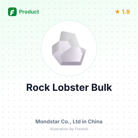 Live Western Australian Rock Lobster Size F – summary card, no photo uploaded yet
