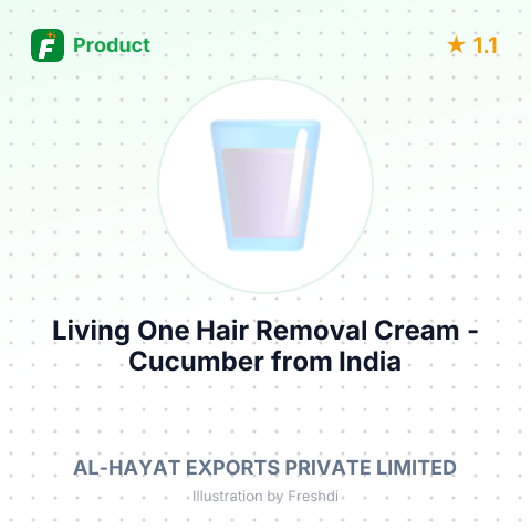 Living One Hair Removal Cream - Cucumber – summary card, no photo uploaded yet
