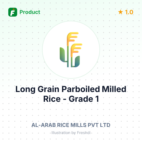 Long Grain Parboiled Milled Rice - Grade 1 – summary card, no photo uploaded yet