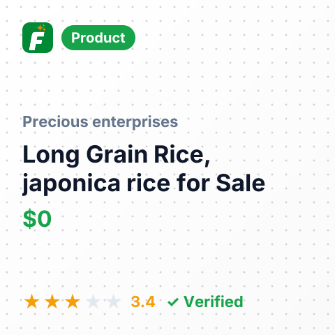 Long Grain Rice, japonica rice  – summary card, no photo uploaded yet