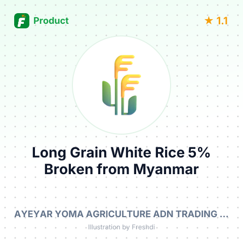 Long Grain White Rice 5% Broken – summary card, no photo uploaded yet