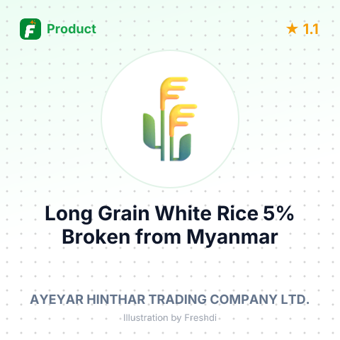 Long Grain White Rice 5% Broken – summary card, no photo uploaded yet