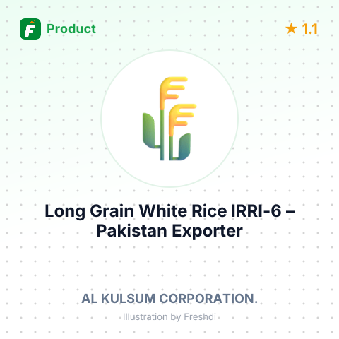 Long Grain White Rice IRRI-6 – summary card, no photo uploaded yet