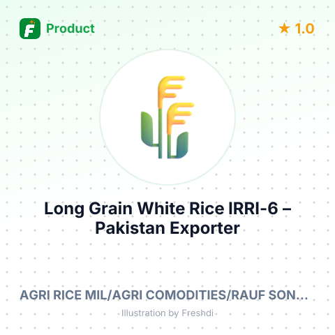 Long Grain White Rice IRRI-6 – summary card, no photo uploaded yet