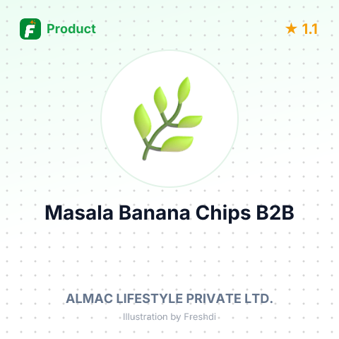 Long Masala Banana Chips – summary card, no photo uploaded yet