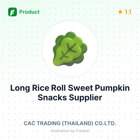 Long Rice Roll Sweet Pumpkin Snacks – summary card, no photo uploaded yet
