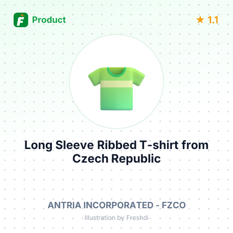 Long Sleeve Ribbed T-shirt – summary card, no photo uploaded yet