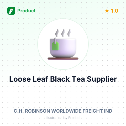 Loose Leaf Black Tea – summary card, no photo uploaded yet