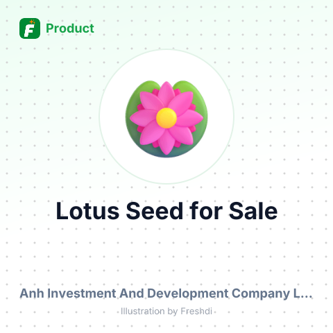 Lotus Seed (Nelumbo Nucifera) – summary card, no photo uploaded yet