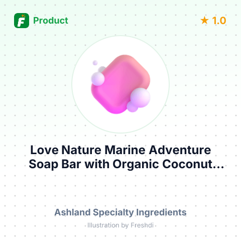 Love Nature Marine Adventure Soap Bar with Organic Coconut Water – summary card, no photo uploaded yet