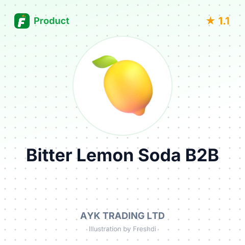 Low Calorie Bitter Lemon Soft Drink – summary card, no photo uploaded yet