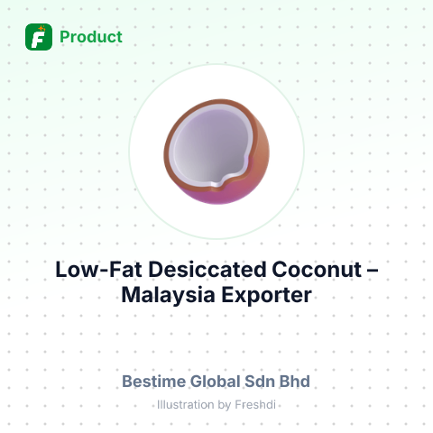 Low-Fat Desiccated Coconut – summary card, no photo uploaded yet