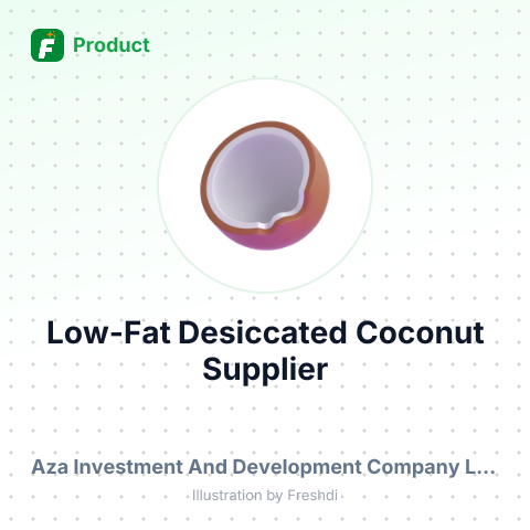 Low-Fat Desiccated Coconut – summary card, no photo uploaded yet