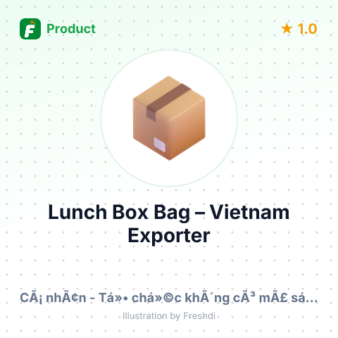 Lunch Box Bag – summary card, no photo uploaded yet
