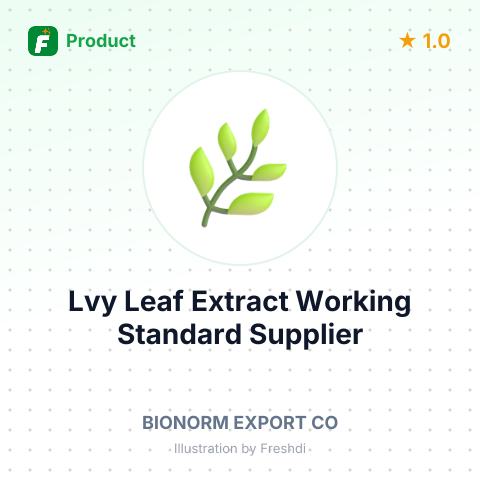 Lvy Leaf Extract Working Standard – summary card, no photo uploaded yet