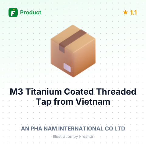 M3 Titanium Coated Threaded Tap – summary card, no photo uploaded yet