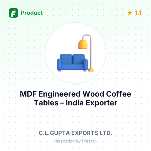 MDF Engineered Wood Coffee Tables – summary card, no photo uploaded yet