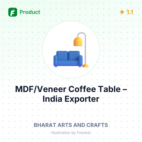 MDF/Veneer Coffee Table – summary card, no photo uploaded yet