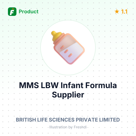 MMS LBW Infant Formula – summary card, no photo uploaded yet