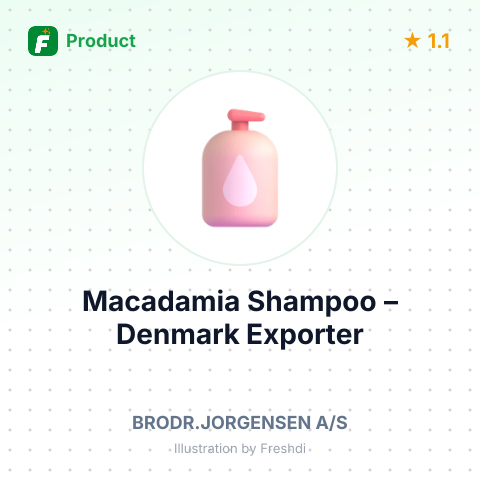 Macadamia Shampoo – summary card, no photo uploaded yet