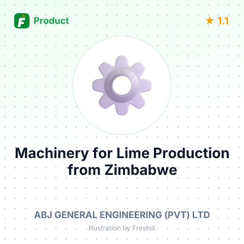 Machinery for Lime Production – summary card, no photo uploaded yet