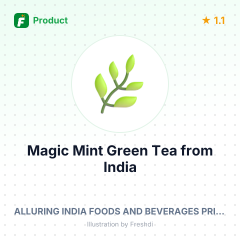 Magic Mint Green Tea – summary card, no photo uploaded yet
