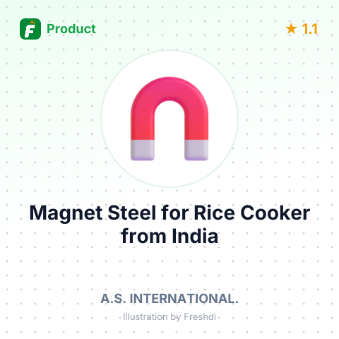 Magnet Steel for Rice Cooker – summary card, no photo uploaded yet