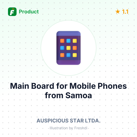Main Board for Mobile Phones – summary card, no photo uploaded yet