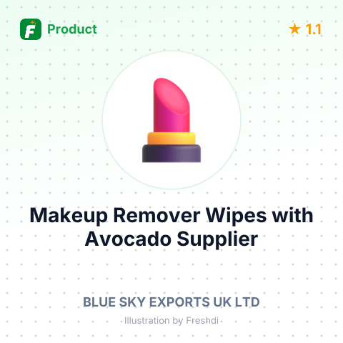 Makeup Remover Wipes with Avocado – summary card, no photo uploaded yet
