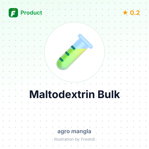 Maltodextrin, Non-GMO for Industrial Use – summary card, no photo uploaded yet