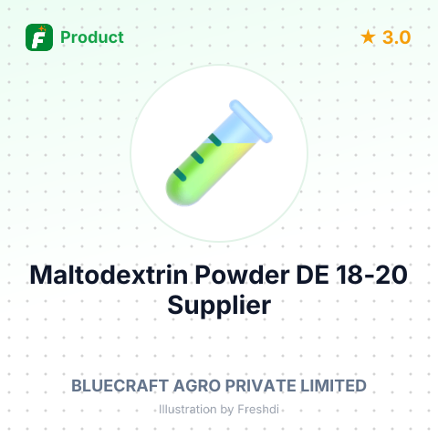 Maltodextrin Powder DE 18-20 – summary card, no photo uploaded yet