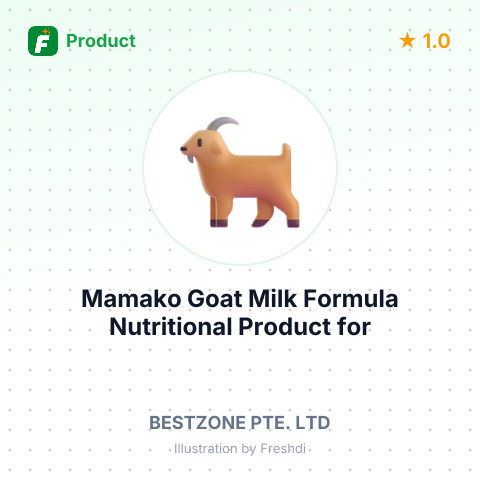 Mamako Goat Milk Formula Nutritional Product for Children – summary card, no photo uploaded yet