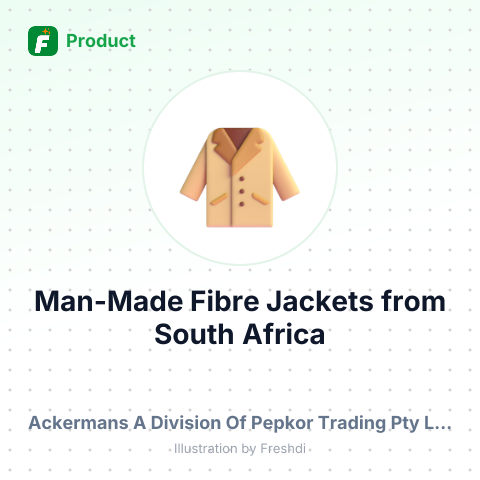 Man-Made Fibre Jackets – summary card, no photo uploaded yet