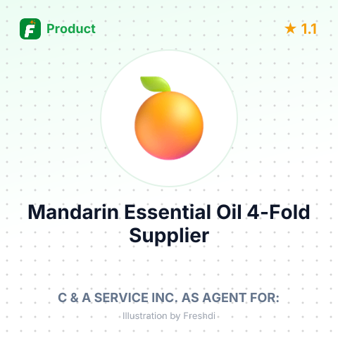 Mandarin Essential Oil 4-Fold – summary card, no photo uploaded yet