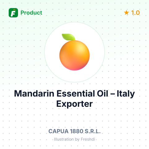 Mandarin Essential Oil – summary card, no photo uploaded yet