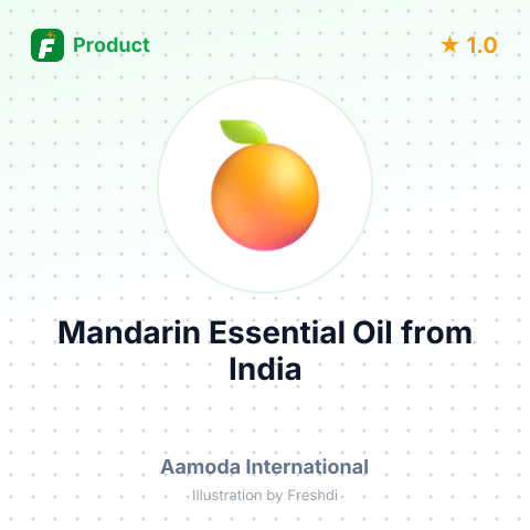 Mandarin Essential Oil – summary card, no photo uploaded yet