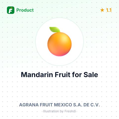 Mandarin Fruit Preparations – summary card, no photo uploaded yet