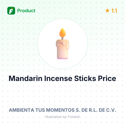 Mandarin Incense Sticks – summary card, no photo uploaded yet