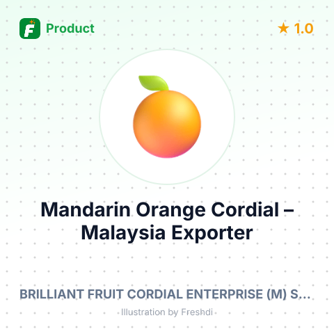 Mandarin Orange Cordial – summary card, no photo uploaded yet