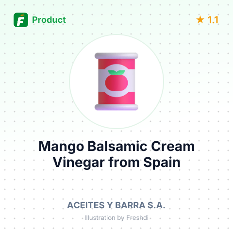 Mango Balsamic Cream Vinegar – summary card, no photo uploaded yet